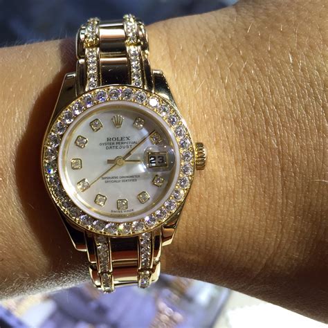 womans rolex diamonds|women's Rolex watches with diamonds.